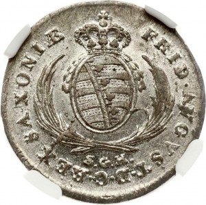 Sachsen 1/12 Taler 1812 SGH NGC MS 63