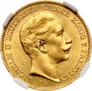 Nemecko Prusko 20 mariek 1912 A NGC MS 63