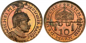 Prusko 10 značek 1913 vzor NGC PF 66