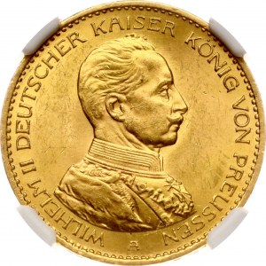 Nemecko Prusko 20 mariek 1914 A NGC MS 63+