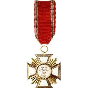 Původní vzácné německé vyznamenání za dlouholetou službu v první třídě za druhé světové války od strany NSDAP