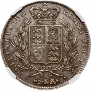 Great Britain Crown 1845 NGC AU DETAILS