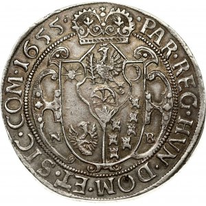 Hungary Transylvania 1 Thaler 1655 NB