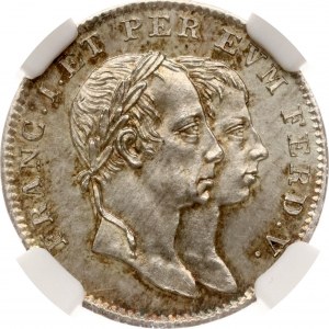 Gettone Ungheria 1830 Incoronazione NGC MS 65 TOP POP