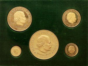 Hongrie 50 - 1000 Forint 1968 BP Ignac Semmelweis Set Lot de 5 pièces