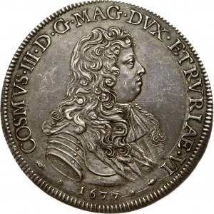Itálie Toskánsko 1 Piastra 1677/5 Florencie