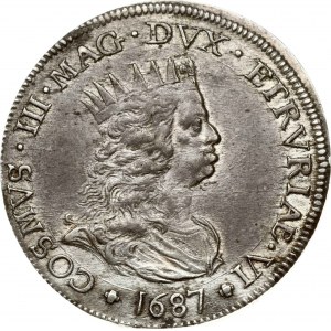 Itálie Livorno 1 Thaler 1687