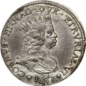 Włochy Livorno 1 Thaler 1687