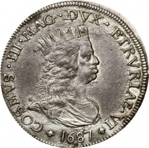 Taliansko Livorno 1 Thaler 1687