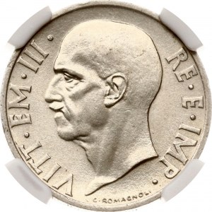 Taliansko 20 centov 1936 R NGC MS 65