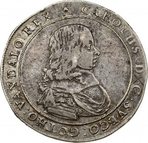 Švédsko Taler 1660 Riga (R)