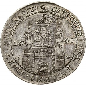Suède Taler 1660 Riga (R)