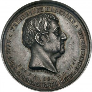 Médaille 1844 Friedrich Hagedorn (R3) NGC MS 61 TOP POP