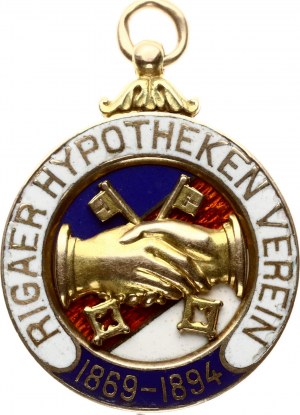 Medaile Rižského hypotečního spolku 1869-1894