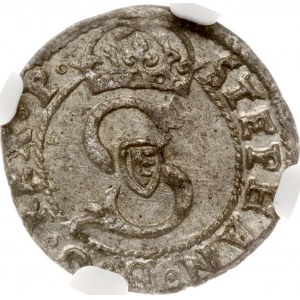 Lituania Szelag 1581 Vilnius NGC MS 63 TOP POP