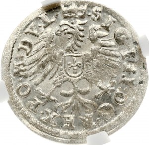 Litwa Grosz 1608 Wilno NGC MS 65