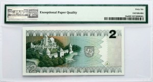 Litva 2 Litai 1993 Valancius PMG 66 Gem Uncirculated EPQ