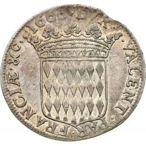 Monako 1/2 Ecu 1666 (RR)