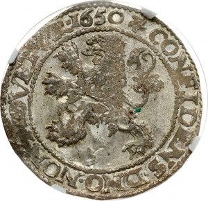 Nizozemsko Západní Frísko 1 Lion Daalder 1650 NGC MS 63