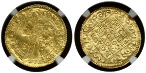 Utrecht 2 Ducats 1656 NGC AU 58 TOP POP