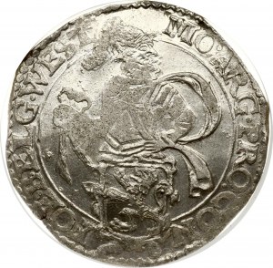 Nizozemsko Západní Frísko 1 Lion Daalder 1663 NGC MS 63 TOP POP