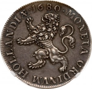 Paesi Bassi 3 Gulden 1680 (RR) NGC MS 61