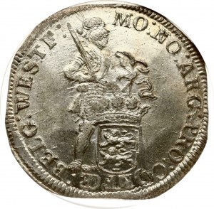 Paesi Bassi FRIESLANDIA OCCIDENTALE 1 ducato d'argento 1696/5 NGC MS 64 TOP POP