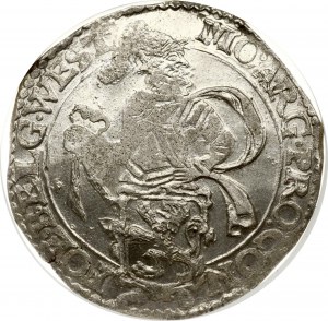 Nizozemsko GELDERLAND 1 stříbrný dukát 1698/7 NGC MS 63 TOP POP