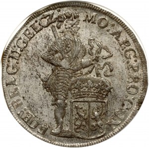 Holandsko GELDERLAND 1 strieborný dukát 1698/7 NGC MS 63 TOP POP