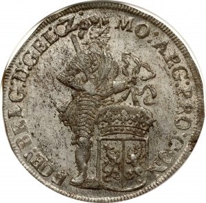 Holandsko GELDERLAND 1 strieborný dukát 1698/7 NGC MS 63 TOP POP