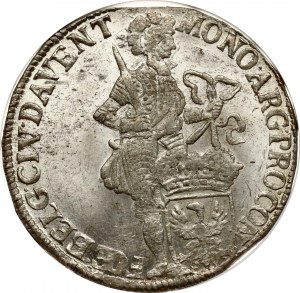 Paesi Bassi DEVENTER 1 ducato d'argento 1698 NGC MS 64 TOP POP