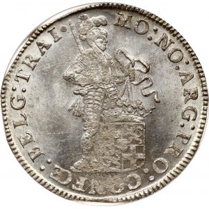 Niderlandzki srebrny dukat Utrecht 1756 NGC MS 63