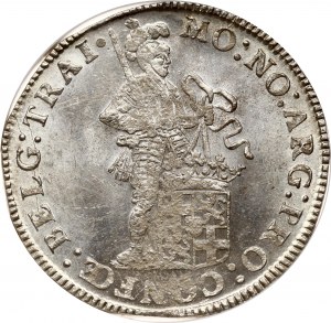 Ducat d'argent néerlandais d'Utrecht 1756 NGC MS 63