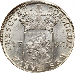 Niederlande Utrecht Silber Dukat 1756 NGC MS 63