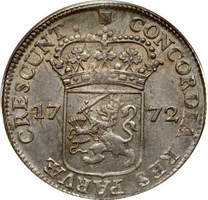 Paesi Bassi UTRECHT 1 ducato d'argento 1772 NGC MS 62 TOP POP