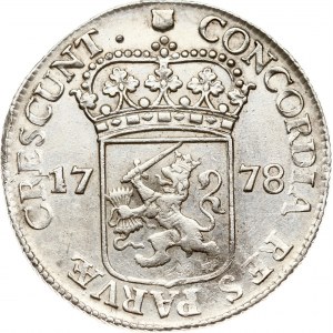 Nizozemsko Utrechtský stříbrný dukát 1778 (RRR)