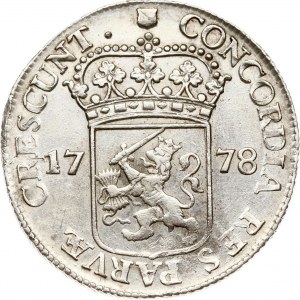 Netherlands Utrecht Silver Ducat 1778 (RRR)