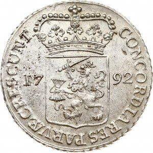 Nizozemsko Západní Frísko Stříbrný dukát 1792