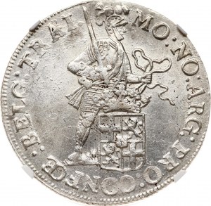 Nizozemsko Batavská republika Utrechtský stříbrný dukát 1805 NGC MS 62