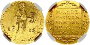 Utrecht Ducat 1815 NGC MS 62