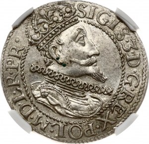 Polonia Ort 1613 Danzica NGC AU 55