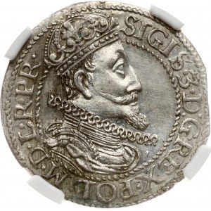 Poľsko Ort 1614 Gdansk NGC UNC DETAILY