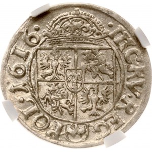 Polen Trzykrucierzowka 1616 Krakau (R2) NGC MS 62