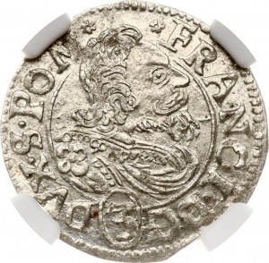 Pomorze Poltorak 1617 Koszalin NGC MS 62