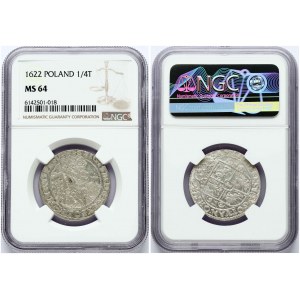 Poland Ort 1622 PR.M+ Bydgoszcz NGC MS 64