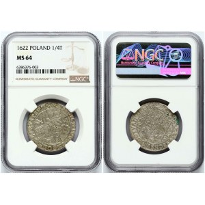 Poland Ort 1622 PRV:M. Bydgoszcz NGC MS 64