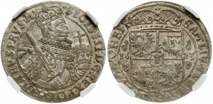 Poľsko Ort 1623 PRVS:M+ Bydgoszcz NGC MS 64