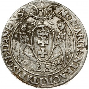 Poľsko 1 Thaler 1650 Gdansk