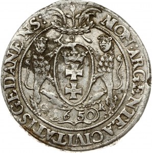 Polska 1 Talar 1650 Gdańsk