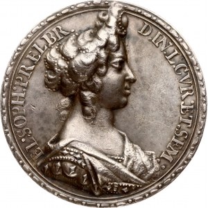 Courland Medal ND (1691) Princess Elisabeth Sophie of Brandenburg (R5)